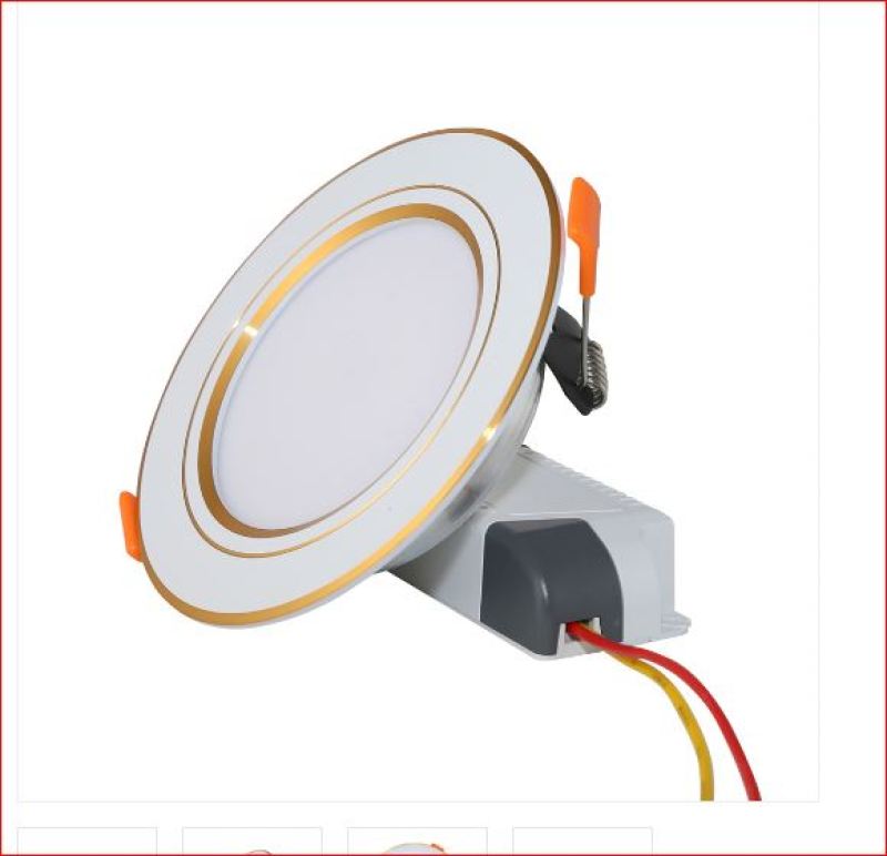 Đèn LED âm trần -LED DOWNLIGHT RẠNG ĐÔNG 7W Đổi màu, viền vàng, viền trắng chíp LED SAMSUNG