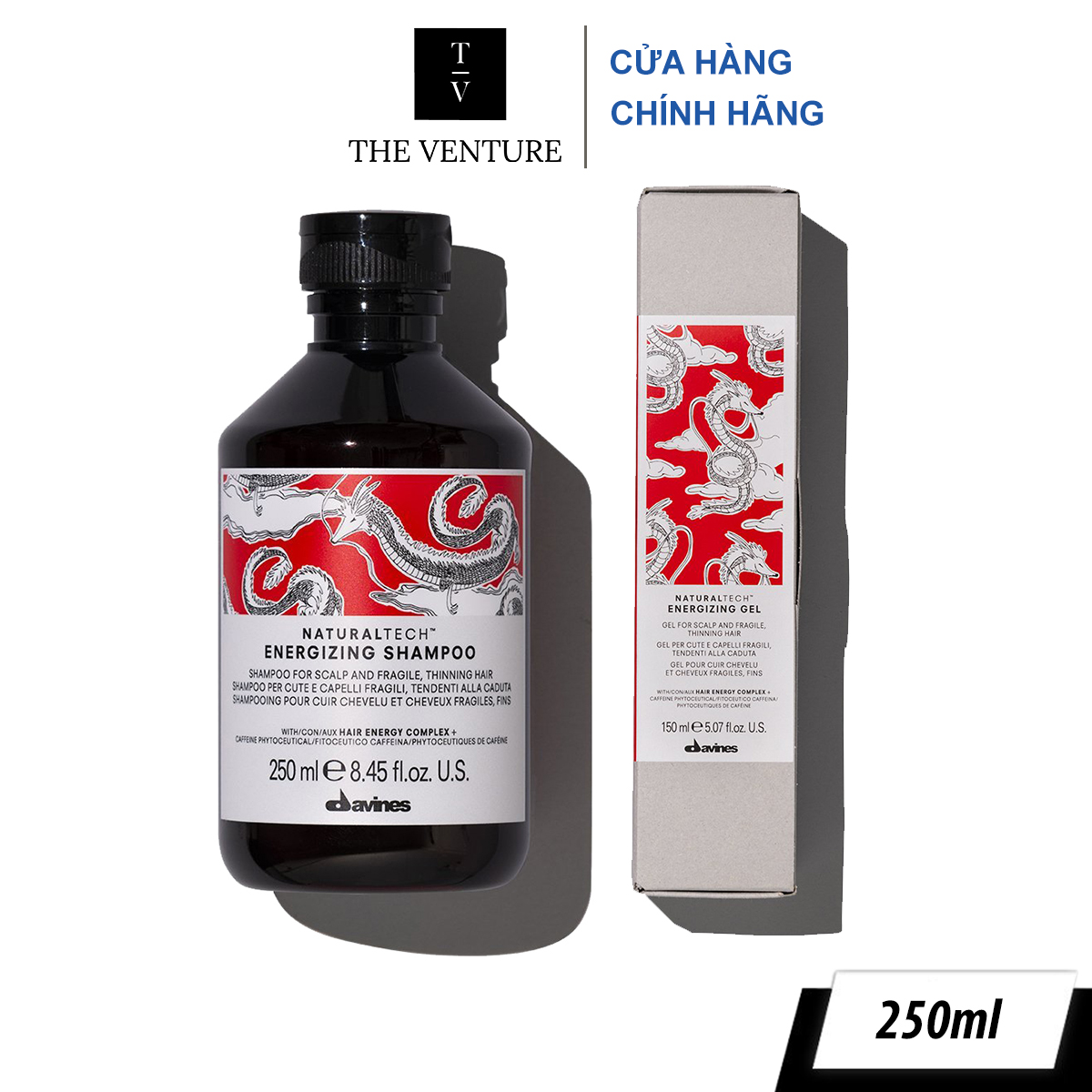 Combo Dầu Gội Chống Rụng Tóc Davines Naturaltech Energizing Shampoo và Gel Chống Rụng Davines Energizing Chính Hãng