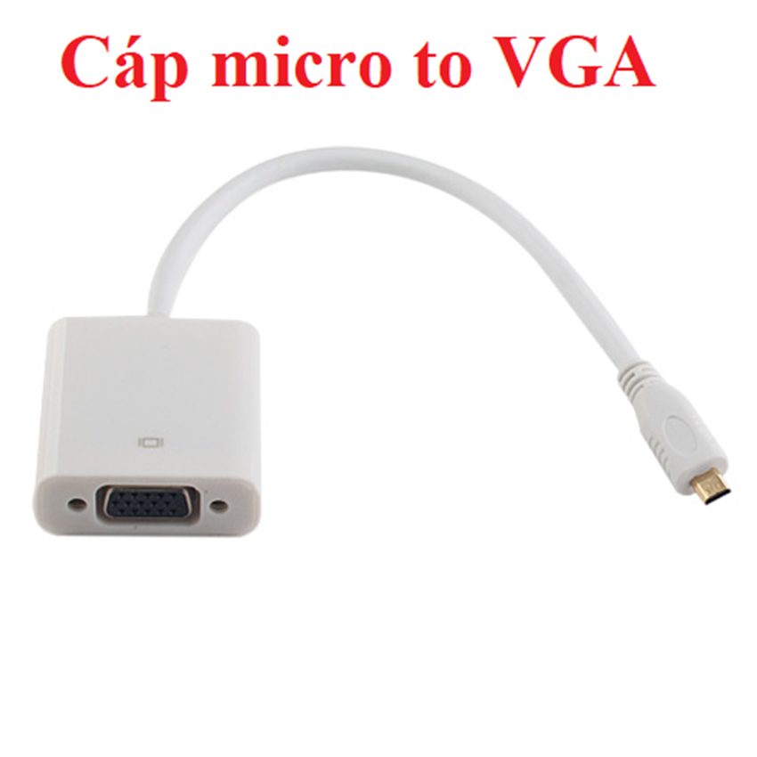 Cáp chuyển đổi Micro HDMI to VGA