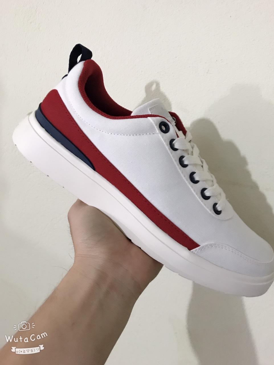 Giày Sneaker Nữ Bitis Hunter Street Double Stripes DSWH01300DOO (Đỏ)