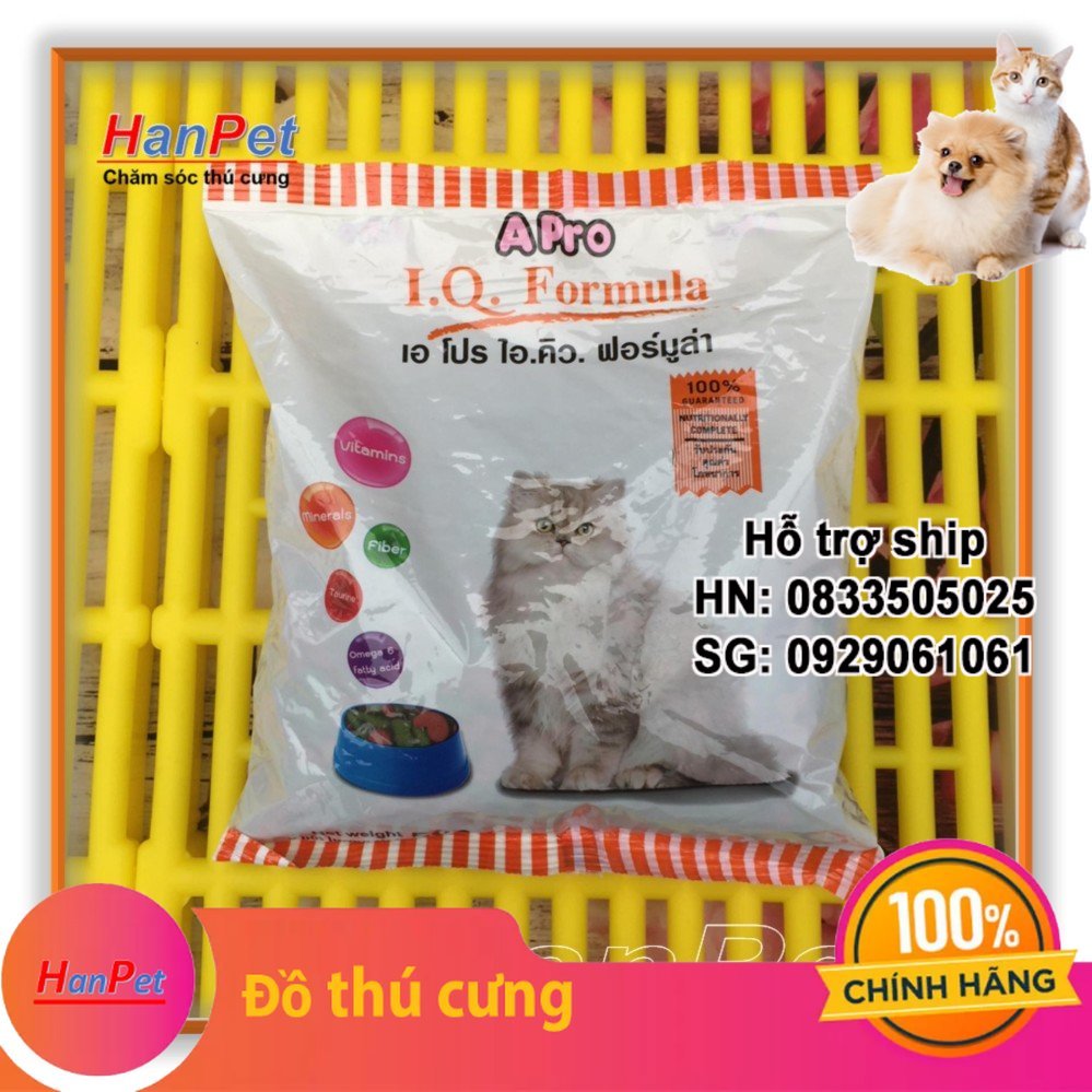 Hanpet - Thức ăn viên cho mèo APRO - Xuất xứ Thái Lan - Dùng cho mèo mọi lứa tuổi - Gói 500gr ( 236)- HP10378TC