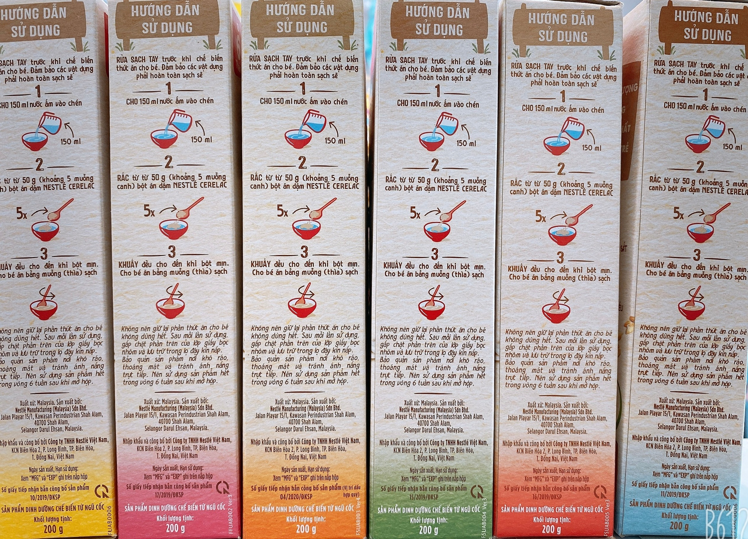 Bột ăn dặm CERELAC ngọt và mặn