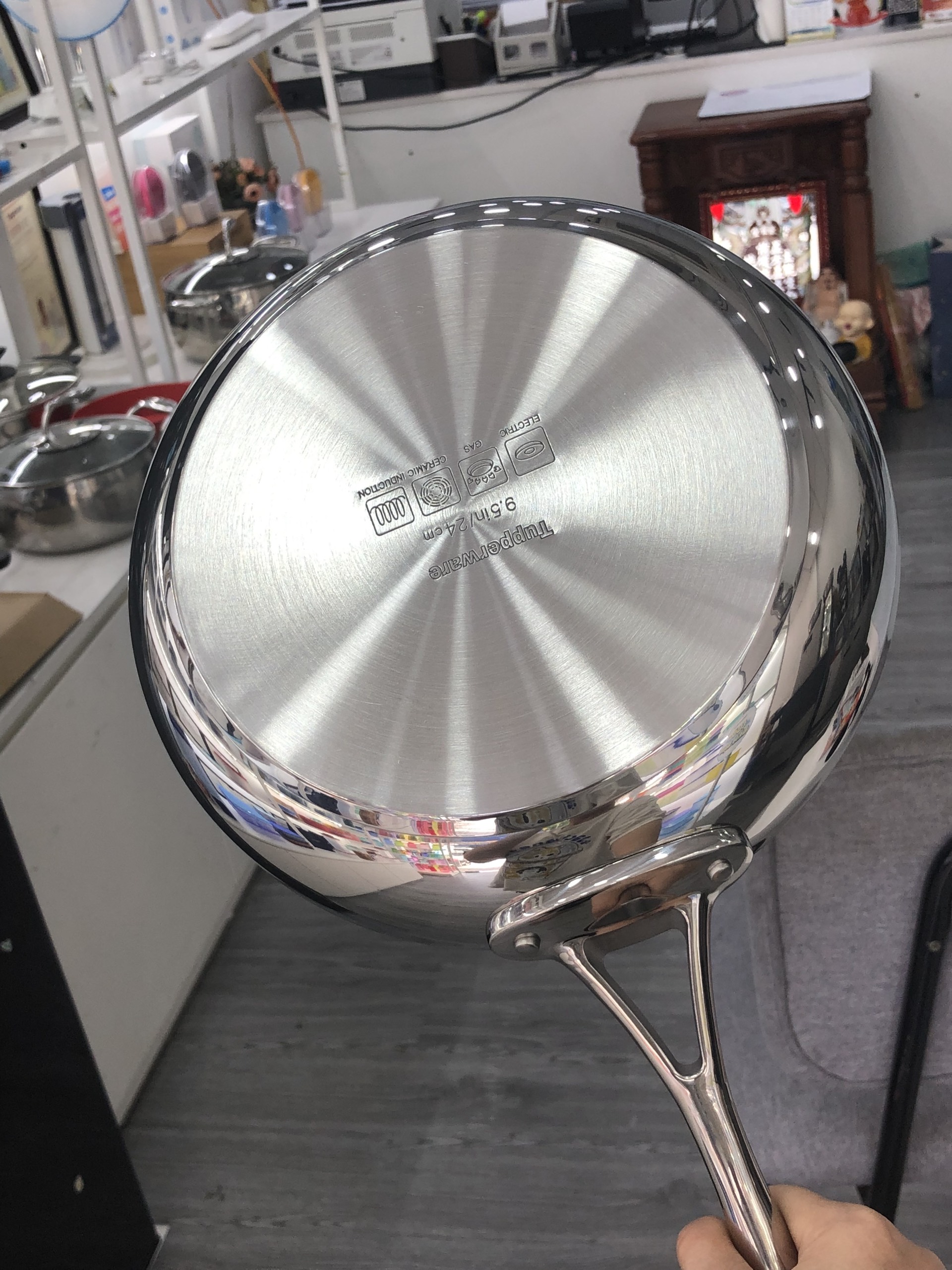 Chảo Tupperware Frypan nắp kính 28cm