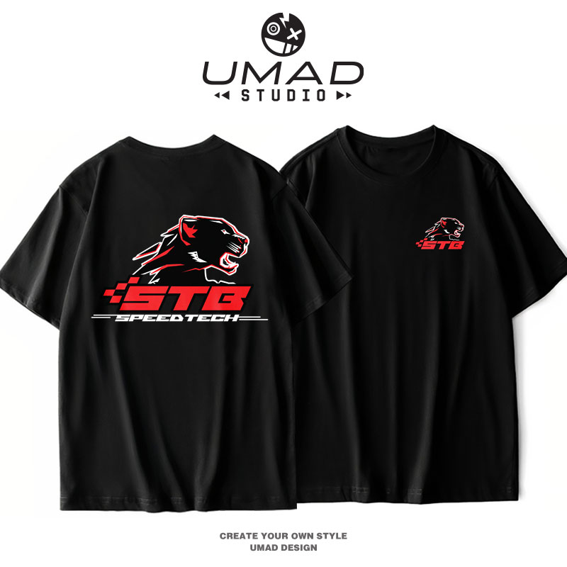 Áo thun nam UMAD Redleo v.2 cổ tròn phông Unisex Racing Boy Xe Độ vải thể thao có Big Size