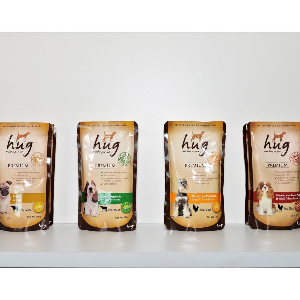 Pate dinh dưỡng cho chó HUG gói 120g