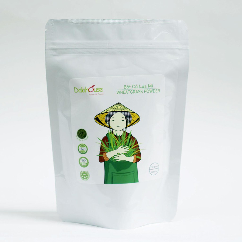 Bột Cỏ Lúa Mì DalaHouse 150 gram ( 100% Natural Wheatgrass Powder)