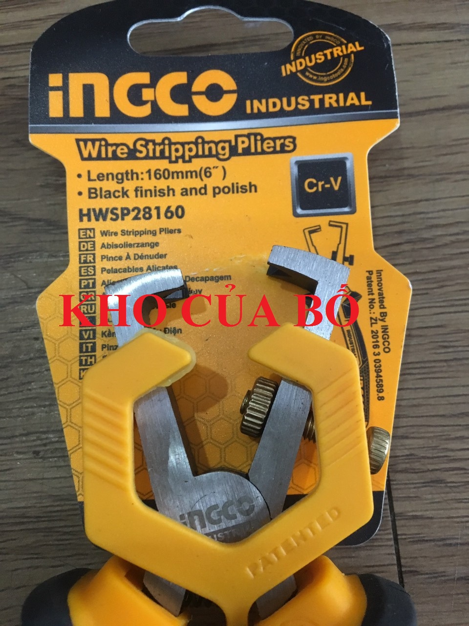 Kềm tước dây 6"/160mm Ingco HWSP28160