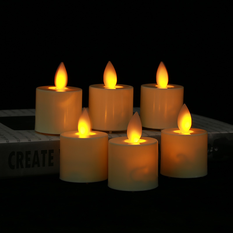 Set 5 nến Tealight điện tử (led) tròn (4x4cm) - Hello Baby