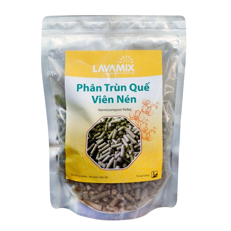PHÂN TRÙN QUẾ VIÊN NÉN - LAVAMIX - (GÓI1KG)