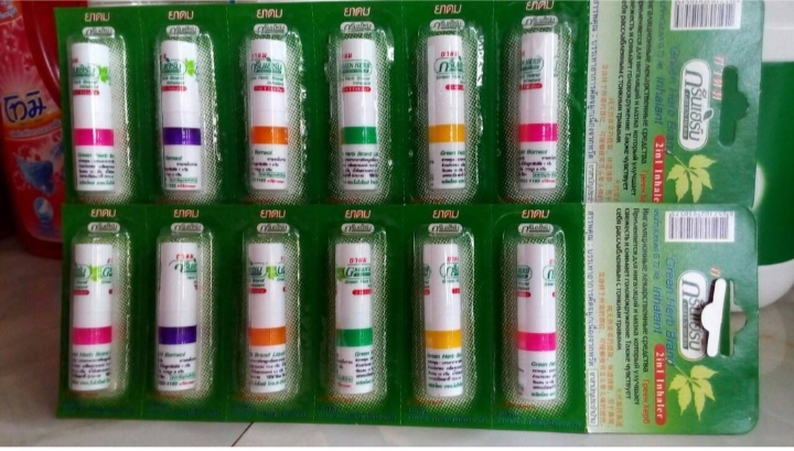 DẦU HÍT THÔNG MŨI BẠC GREEN HERB THÁI LAN