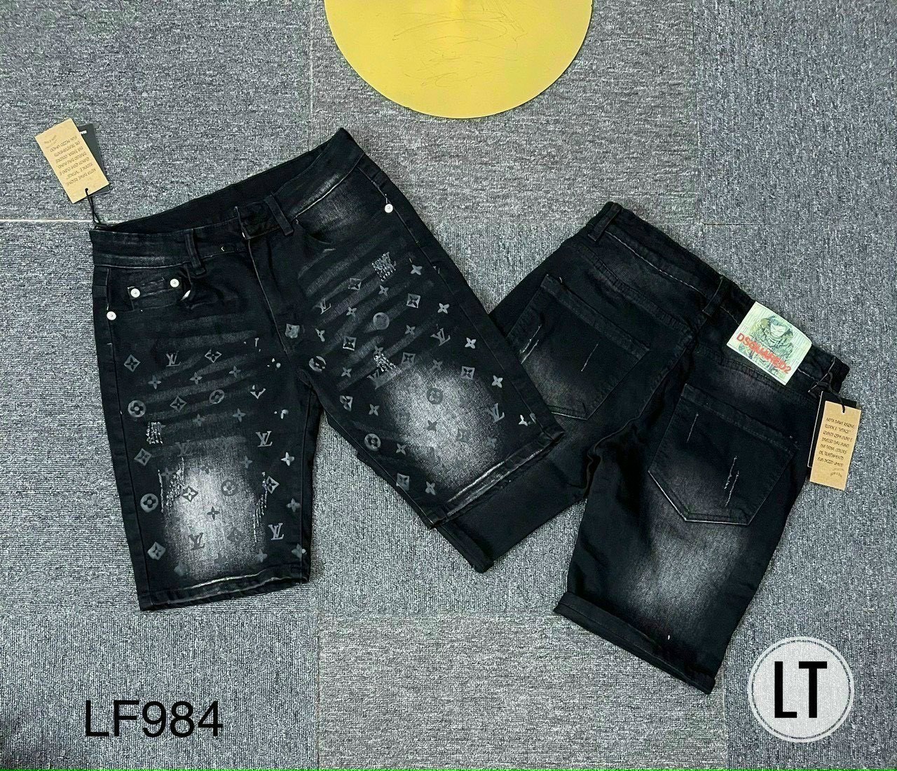 quần short jean nam đen rách thêu nhiều mẫu mới đẹp, quần jean nam ngắn co giãn trẻ trung dễ phối đồ phù hợp nhiều độ tuổi KAYSTORE 28/06