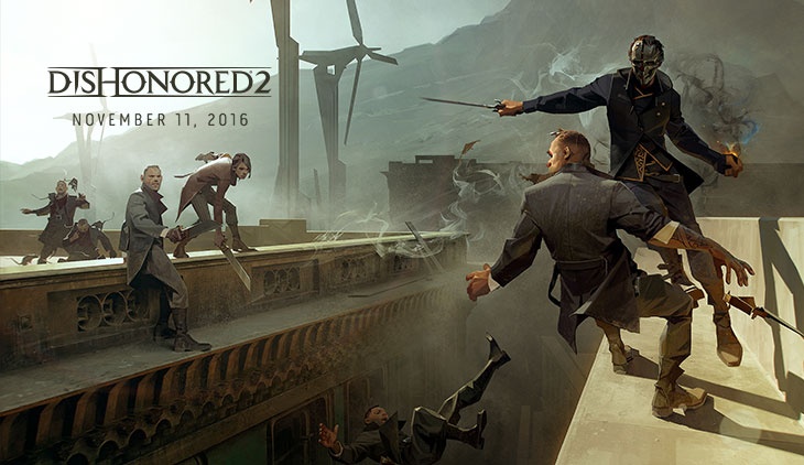 Dishonored 2 Ps4 Game Disc