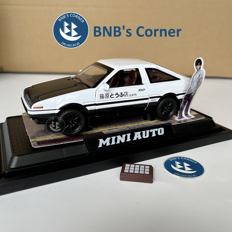 [BNB's Corner] Xe mô hình 1:28 Toyota AE86 Initial D hãng Mini Auto