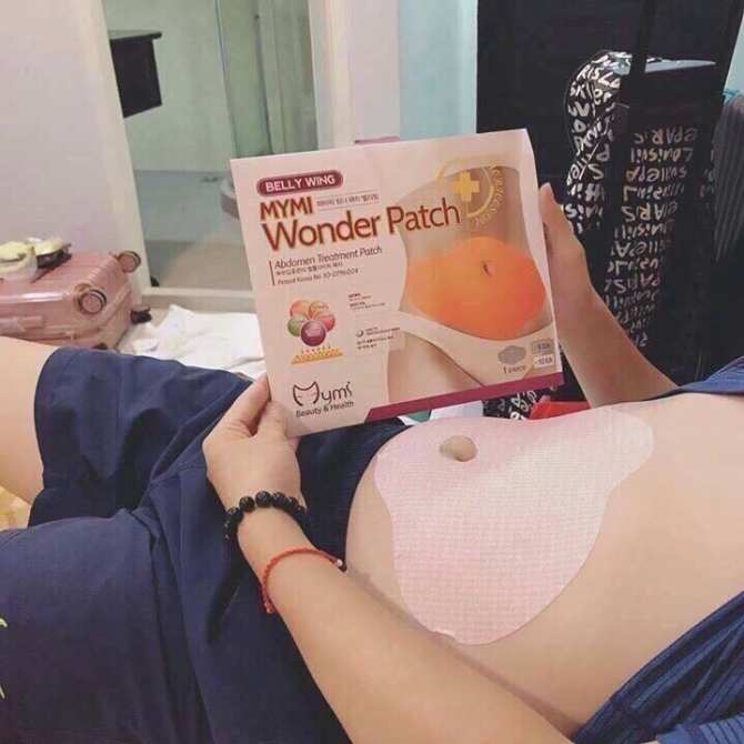 Bộ 15 Miếng Dán Tan Mỡ Bụng Mymi Wonder Patch Hàn Quốc