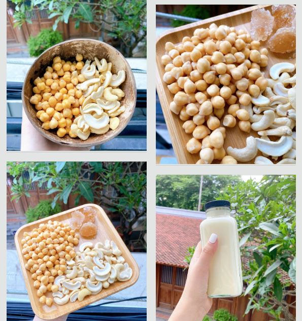 Hạt điều nguyên vị Cashew Nuts Hạt Hp Healthy 500G bánh kẹo đồ ăn vặt mùa Tết mứt Têt khoa học có giấy VSATTP