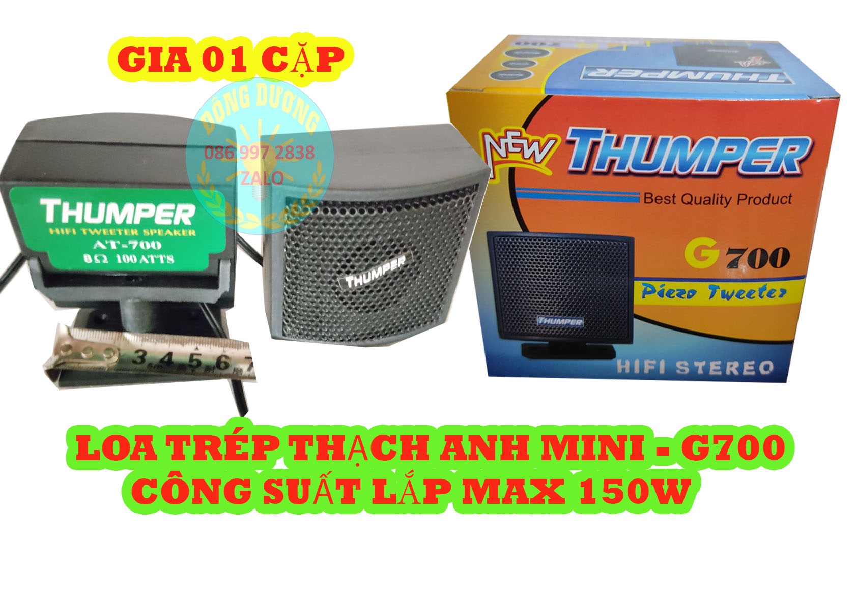 LOA TREBLE THẠCH ANH MINI G700 - GIÁ MỘT ĐÔI