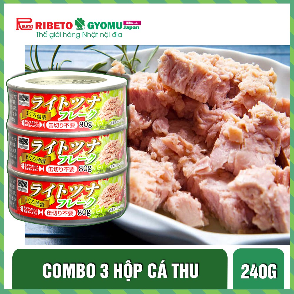 Set Cá Thu Đóng Hộp 80gx3