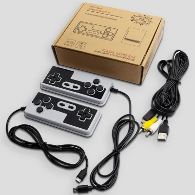 Game console Mini TV Video Game Console NES 8 Bit console Built in 342 Retro Games Support TV Output for Children's Gift Adult UK Plug