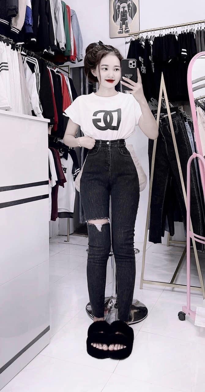 Quần jean ôm co giãn form chuẩn