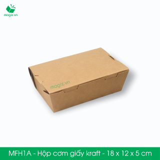MFH1A - 18x12x5 cm - 50 hộp đựng thực phẩm - Hộp đựng đồ ăn thumbnail