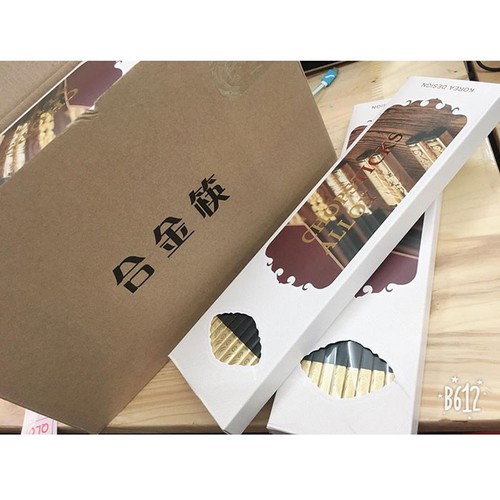 HỘP 10 ĐÔI ĐŨA MẠ HỢP KIM CAO CẤP