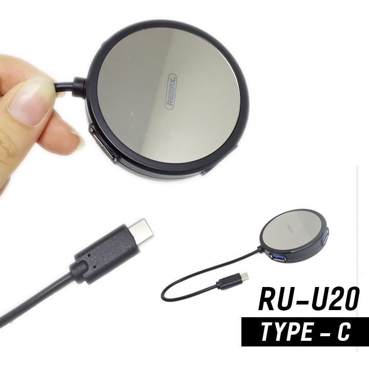 [HCM]Hub chuyển đổi USB Type C ra 4 cổng USB  Remax RU-U20