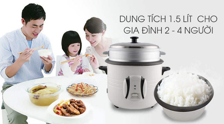 Nồi cơm điện Delites 1.5 lít NCR1502