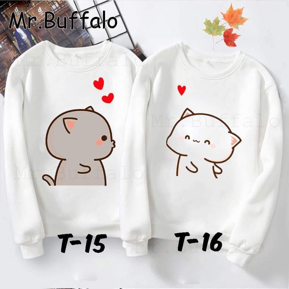 [FREESHIP] ÁO SWEATER ĐÔI IN HÌNH CUTE
