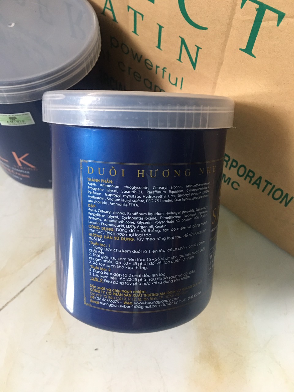[HCM]Cặp thuốc duỗi tóc Silk cao cấp 1000ml*2