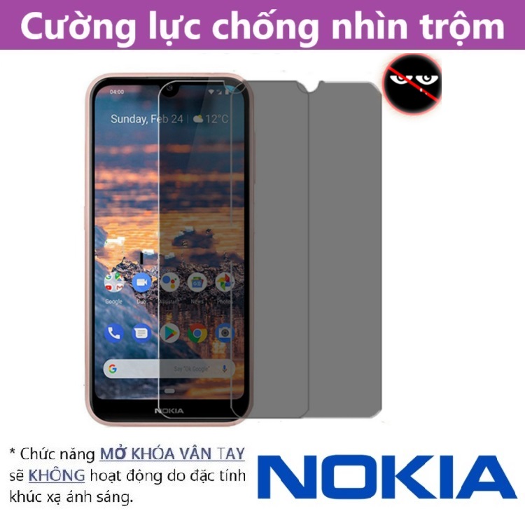 Cường lực Chống nhìn trộm Nokia G21 / G22 (Full Màn, Full Keo)