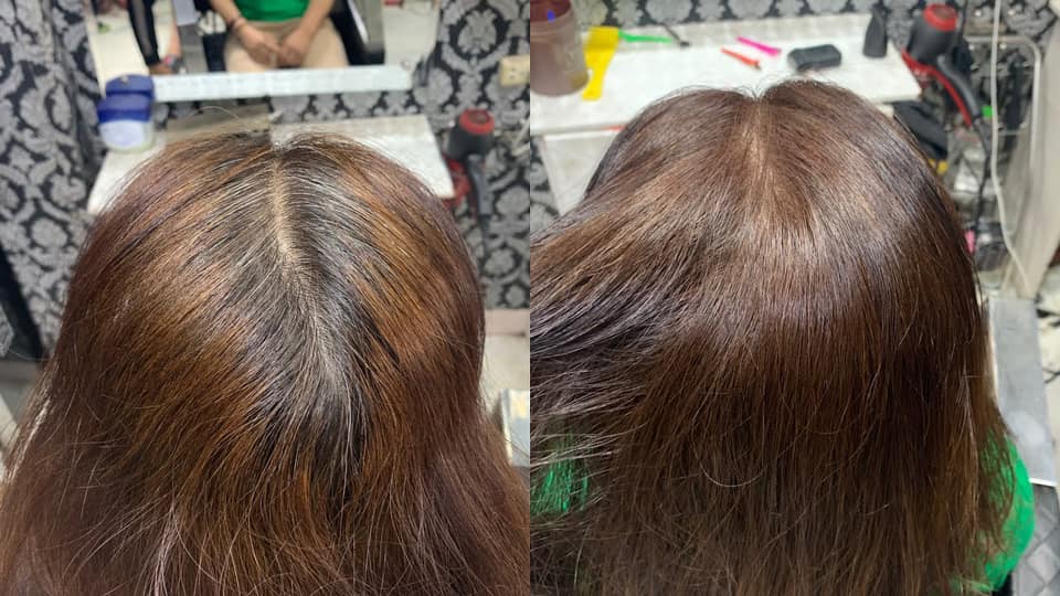 Dầu Gội Nâu ChoTóc Bạc ĐL Collagen 500ML