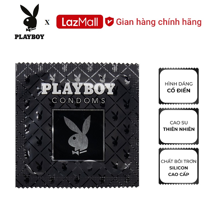 [ Playboy ] Bao cao su Playboy Classic 3 bao.