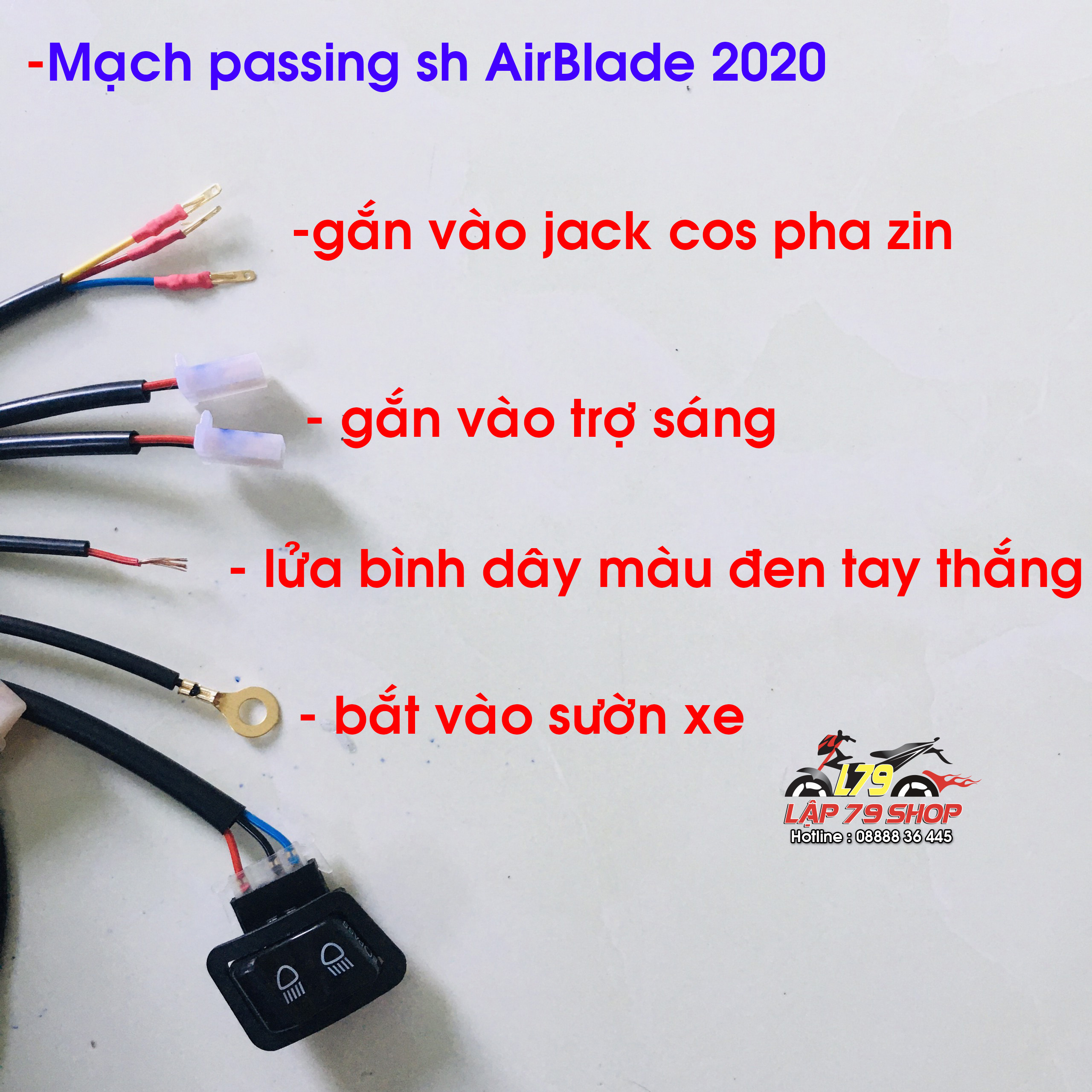 [LẬP 79 CENTER] Mạch Passing SH Cơ Bản cho AirBlade AB 2020