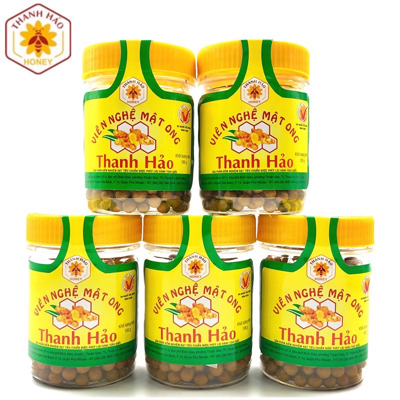 Viên Nghệ Vàng Mật Ong Thanh Hảo 100g