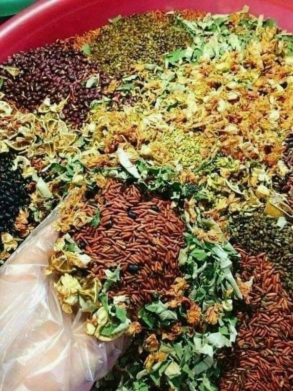 Trà Gạo Lức Xạ Đen Nguyên Chất 500g