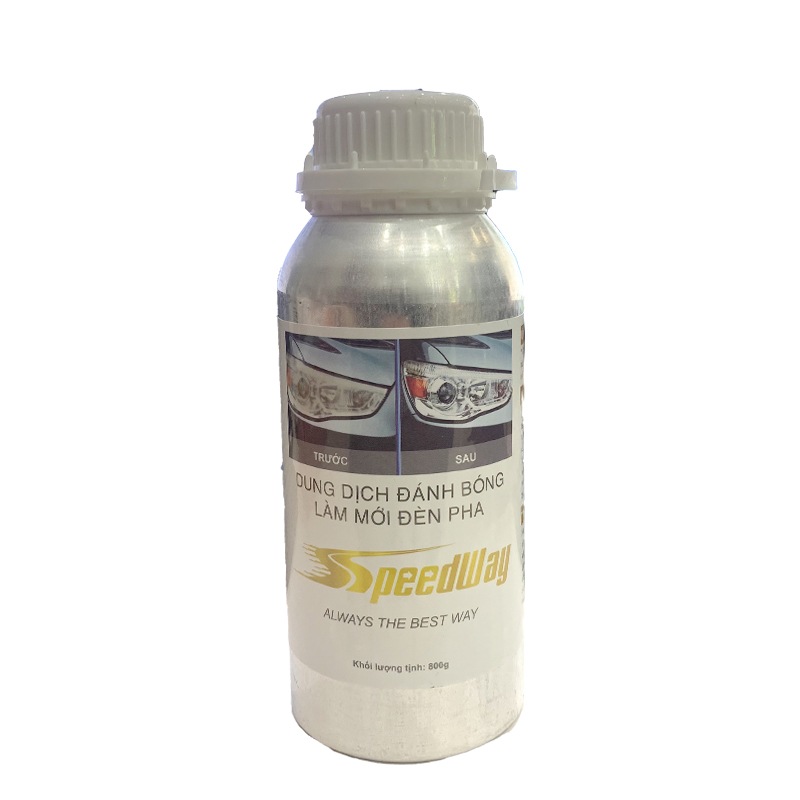 Dung Dịch Đánh Bóng Làm Mới Đèn Pha 800ml Speedway