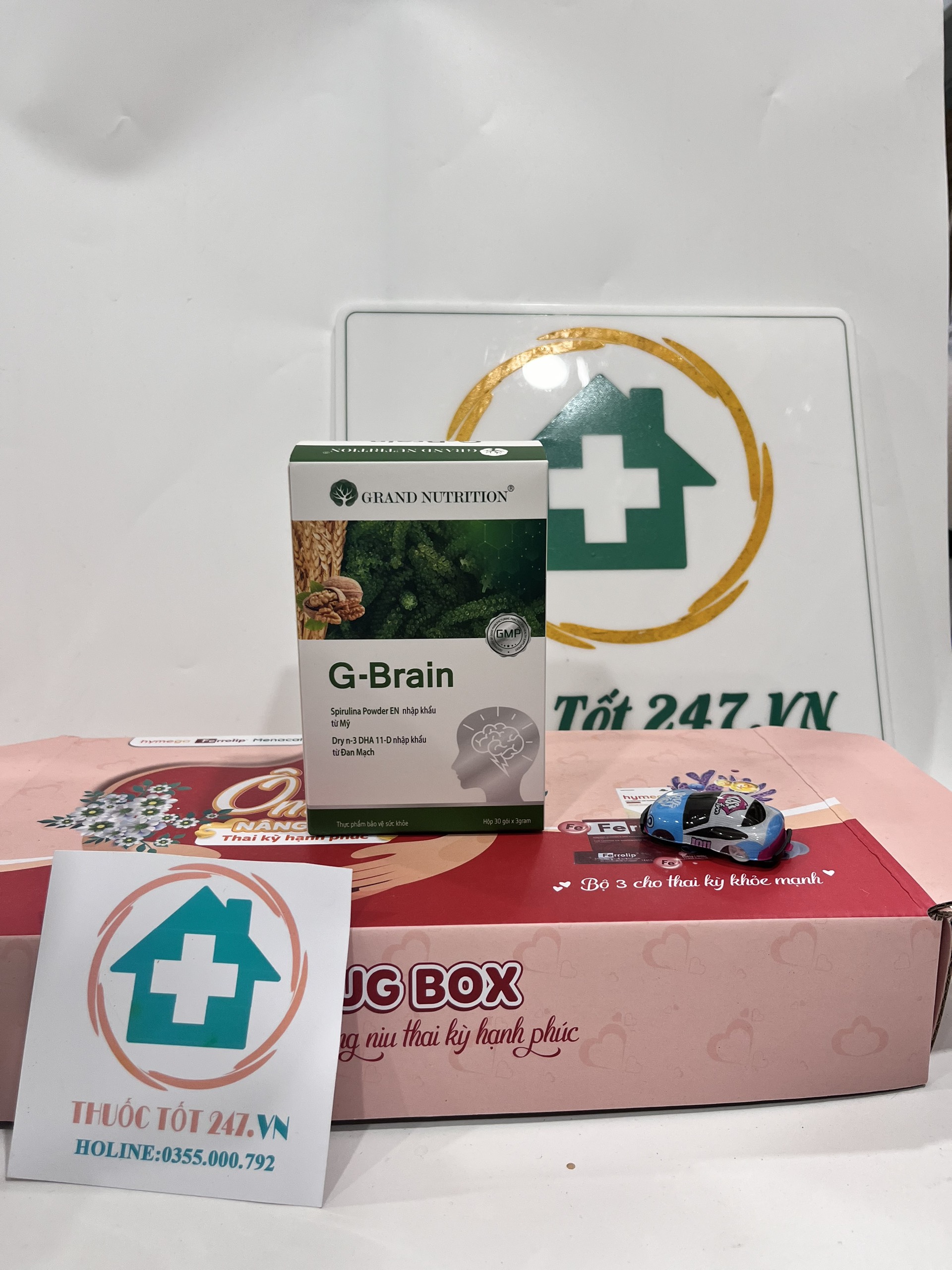 Cốm sữa tảo non G-Brain - Hỗ trợ phát triển trí não cho trẻ em