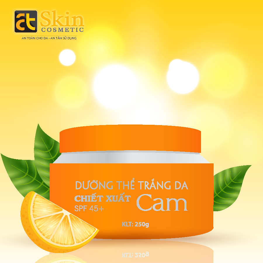 Dưởng Thể Trắng Da Chiết Xuất Cam