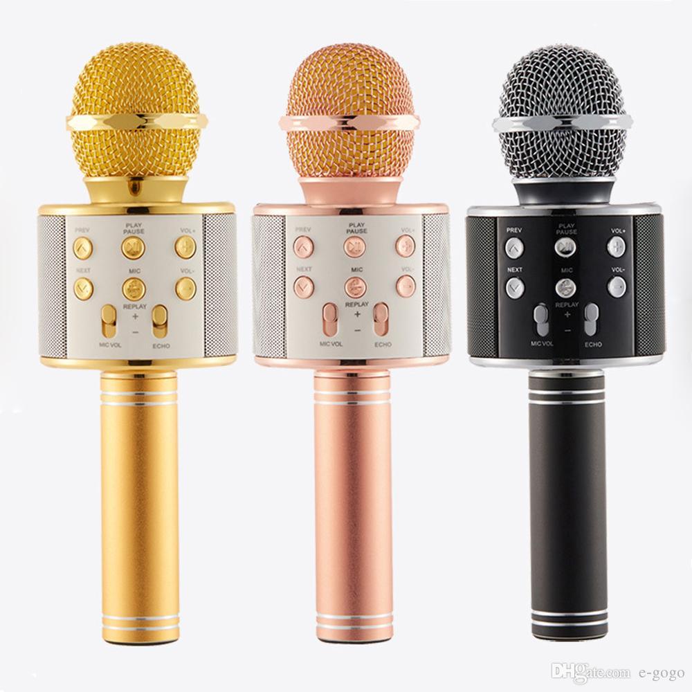 Mic karaoke ws-858 bluetooth