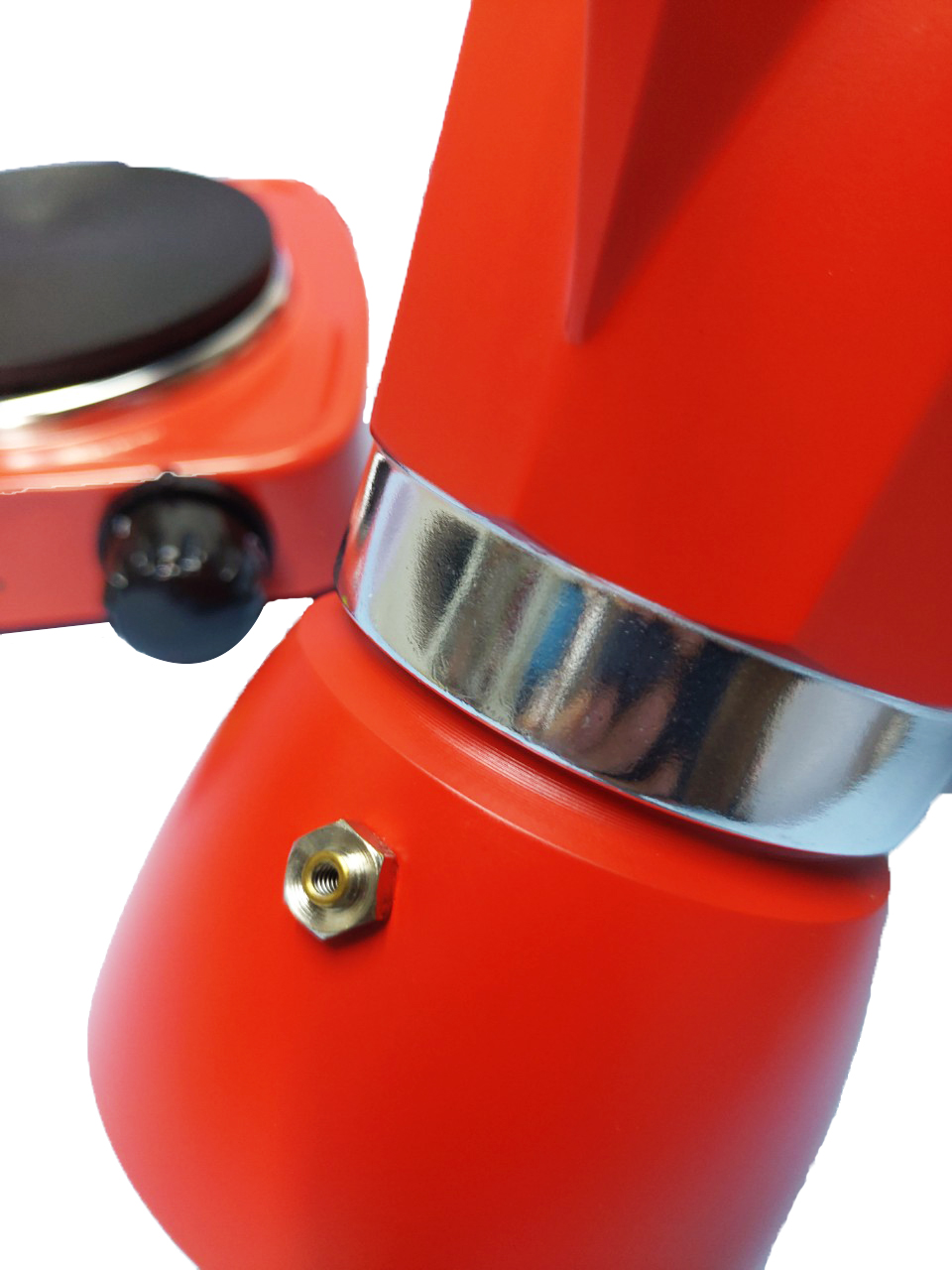 Bộ bếp điện mini và bình pha cà phê espresso Ý