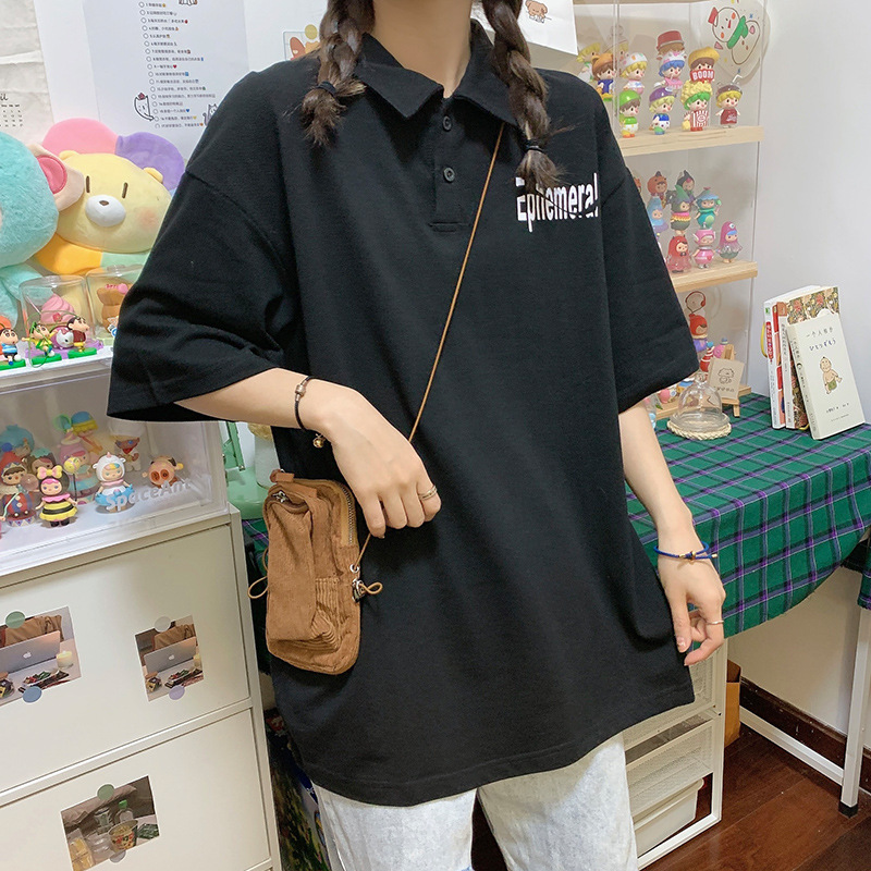 [HÀNG HOT] Áo Thun Polo Nam Nữ Có Cổ Đẹp In Dòng Chữ Siêu Ngầu Form Rộng Trẻ Trung Mềm Mát TTQ0060