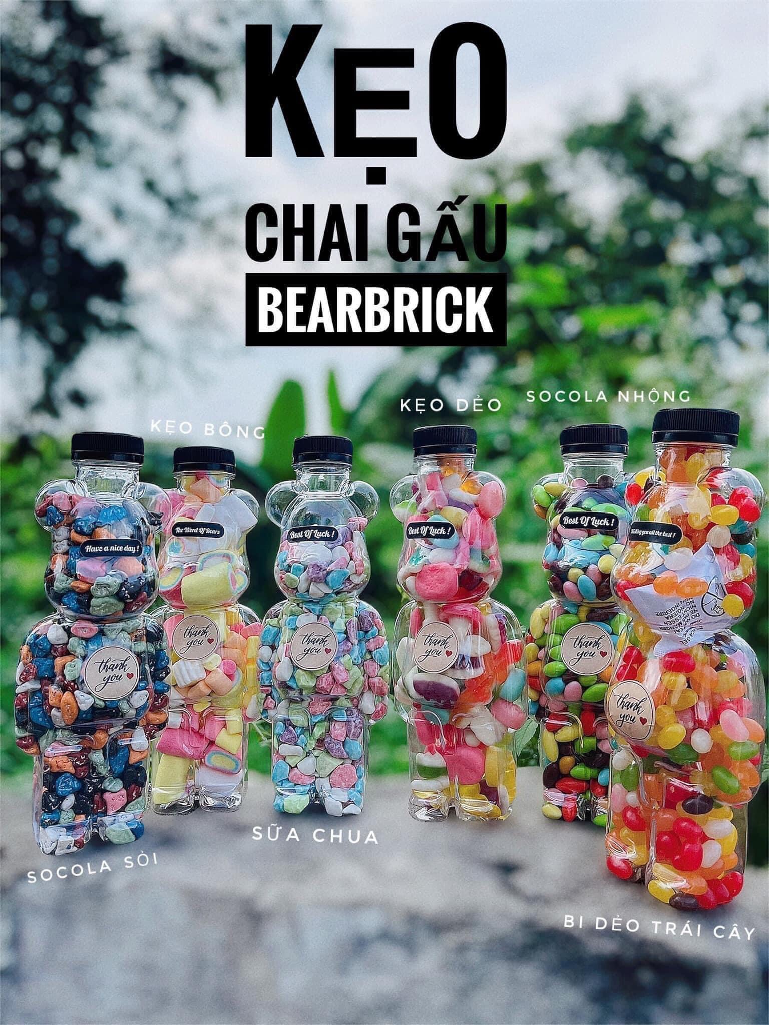 CHAI GẤU BEARBRICK KẸO CÁC LOẠI