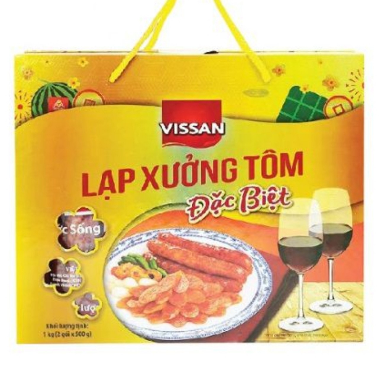 (HCM) LẠP XƯỞNG TÔM VISAN HỘP 1KG ( QUÀ BIẾU SANG TRỌNG VÀ Ý NGHĨA)