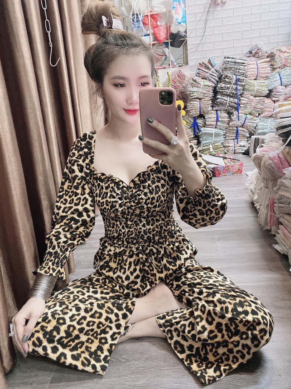 bộ đồ beo lụa hàn hàng cao cấp