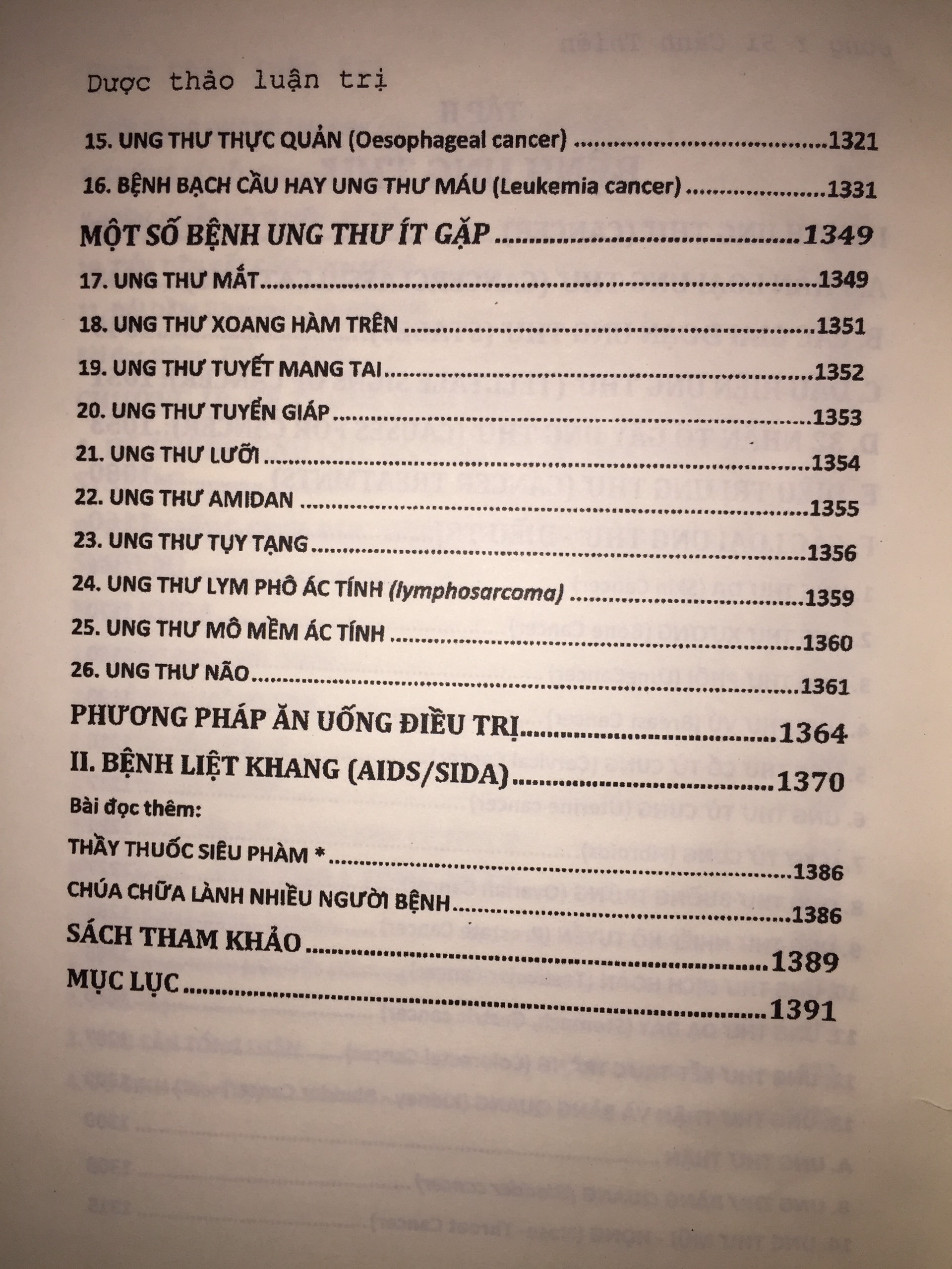 Sách Dược Thảo Luận Trị