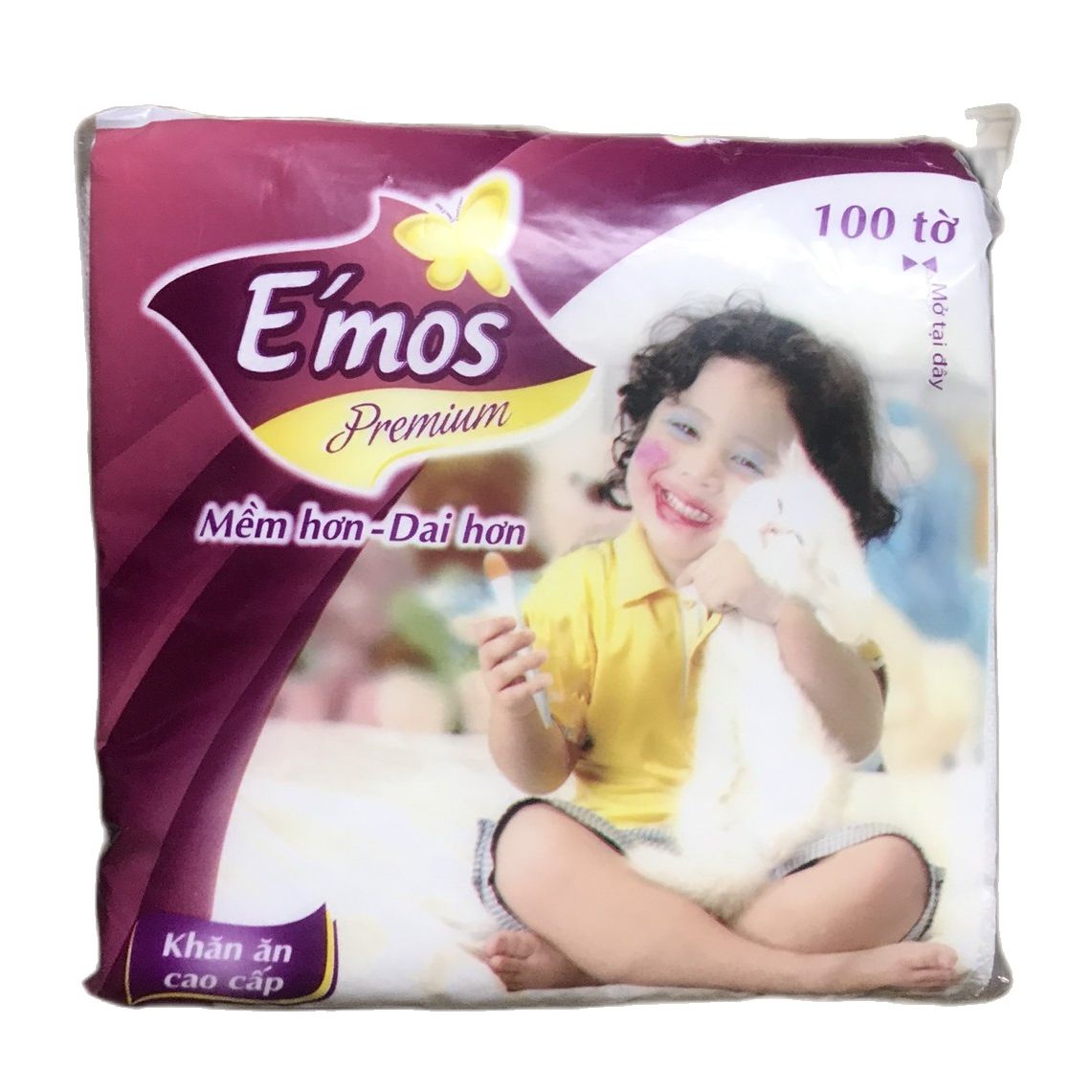 Combo 10 Gói Giấy vuông Emos 100 Tờ