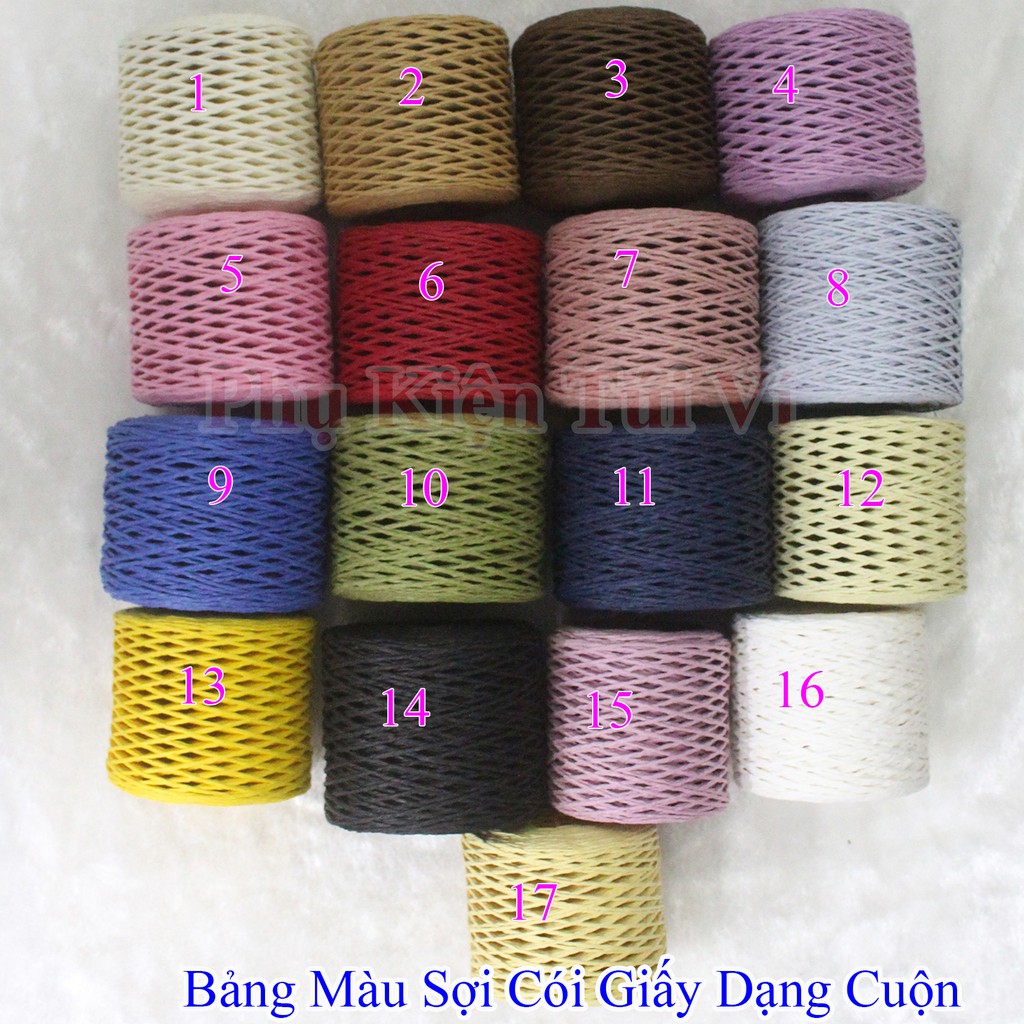Sợi Cói Giấy Dạng Cuộn (50k/1cuộn khoảng 120g)