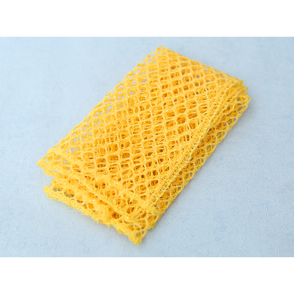2 Miếng Giẻ Lưới Rửa Chén Bát Cao Cấp Samran Vàng Bền Gấp 10 Lần, Kích Thước To Rộng 33*31cm, Sợi Polypropylen Kết Cấu Nhám Đánh Bay Vết Bẩn Cứng Đầu, Thương Hiệu Samran Hàng Việt Nam Chất Lượng Cao - SỈ GIÁ TỐT - Tổng Kho Huy Liên