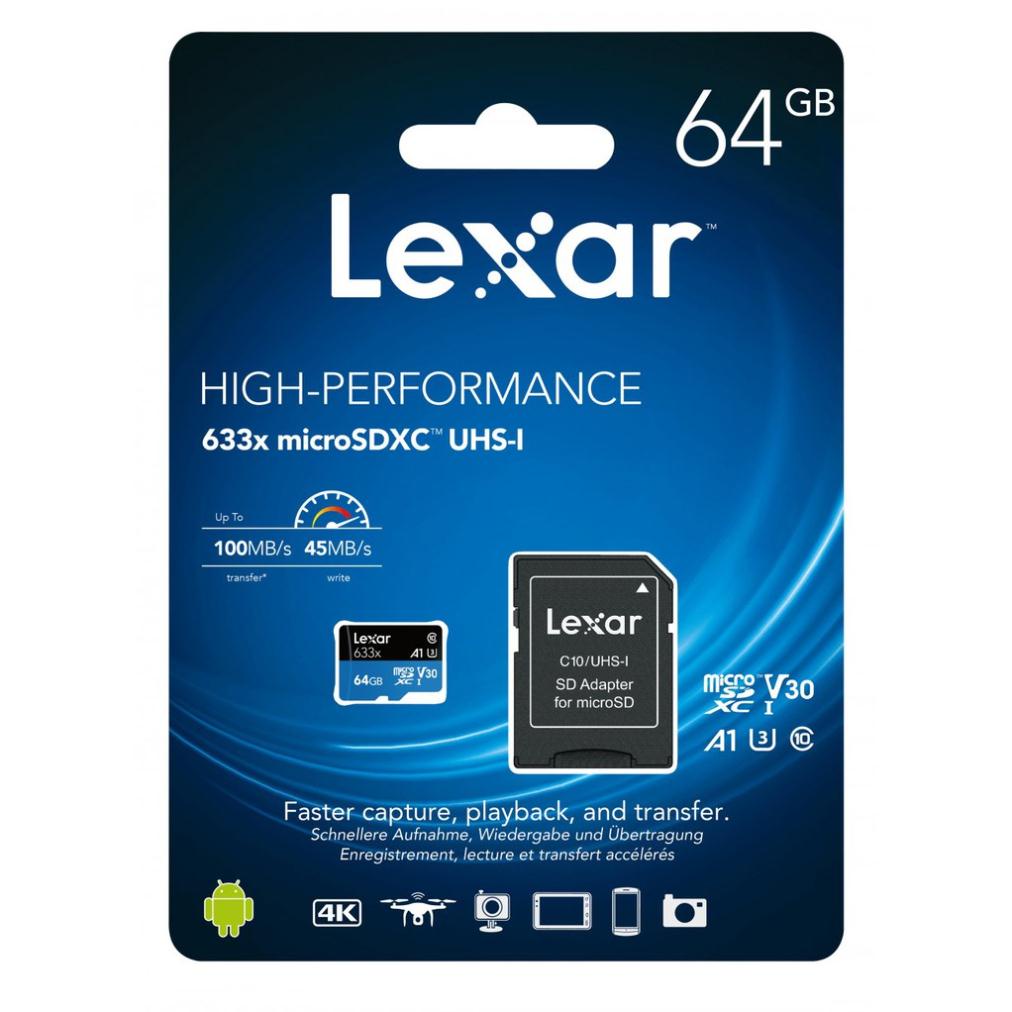 HOT Thẻ nhớ chuyên dụng cho CAMERA MicroSD Lexar 32G 64G 128G hàng chính