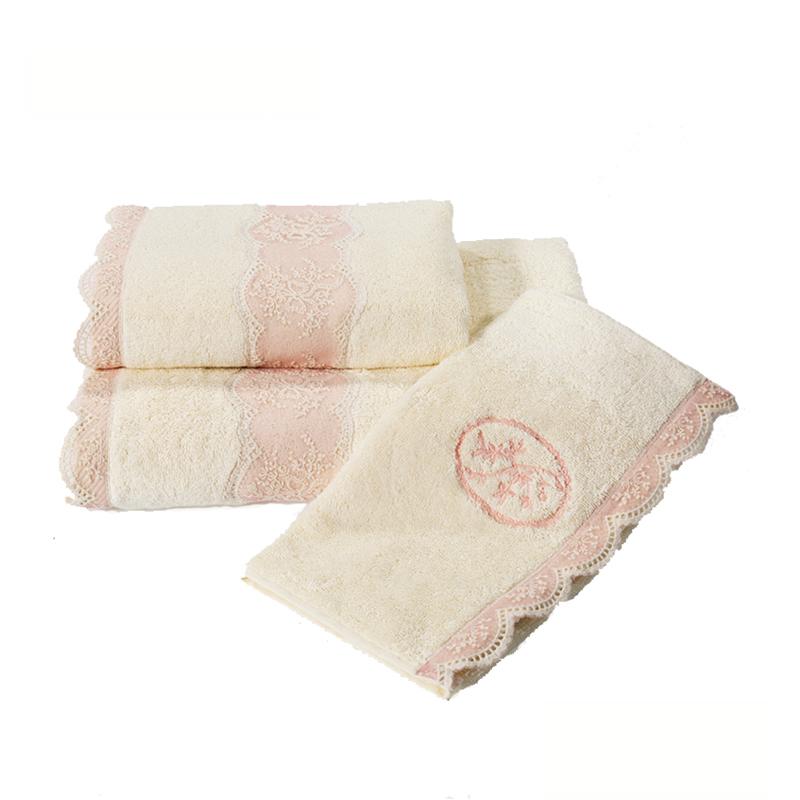 Thổ Nhĩ Kỳ Nguyên Đai Nguyên Kiện Hàng Nhập Khẩu 100% Cotton Khăn Mặt Người Lớn Khăn Tắm Ren Cotton Chất Lượng Cao Mạnh Mẽ Hút Nước Dày Khăn Mặt Tại Chỗ